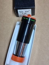 Vintage Tele Vue 2.5x Barlow Eyepiece Lens Japan With Box