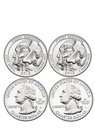2013-P America the Beautiful Quarters Mount Rushmore — photo from another recent sale