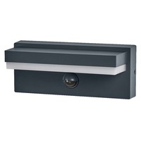 Led Wandlampe Sensor Alu Osram 3000 K IP54 B:20,6 Cm AußEnwandleuchte Garten
