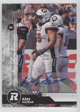 2018 Upper Deck CFL Auto Alex Mateas #10 Auto z3c