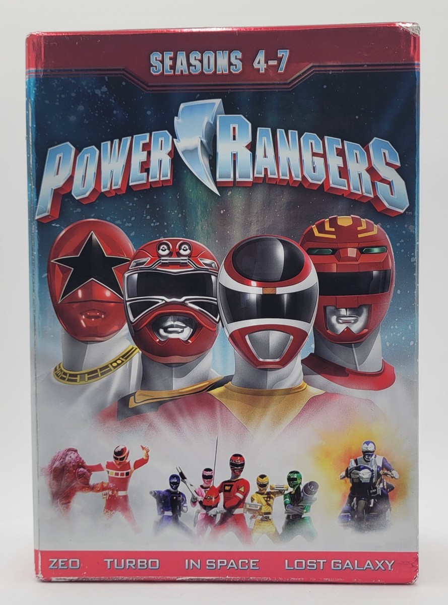 Power Rangers Season 4-7 DVD 4,5,6,7 W/Slipcover & Booklet + Bonus