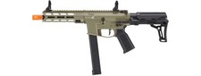 Lancer Tactical Gen 2 9mm Battle X CQB Carbine Electric Airsoft AEG Tan 