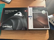 Noctua NF-A12x25 4-Pin PWM Chromax Black 120mm Premium & A12x15 PWM Fan