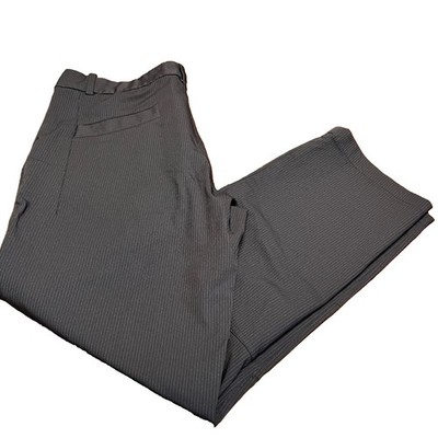 Lululemon Pants Mens 38X29 Black Pinstriped Chino Stretch Breathable Trousers