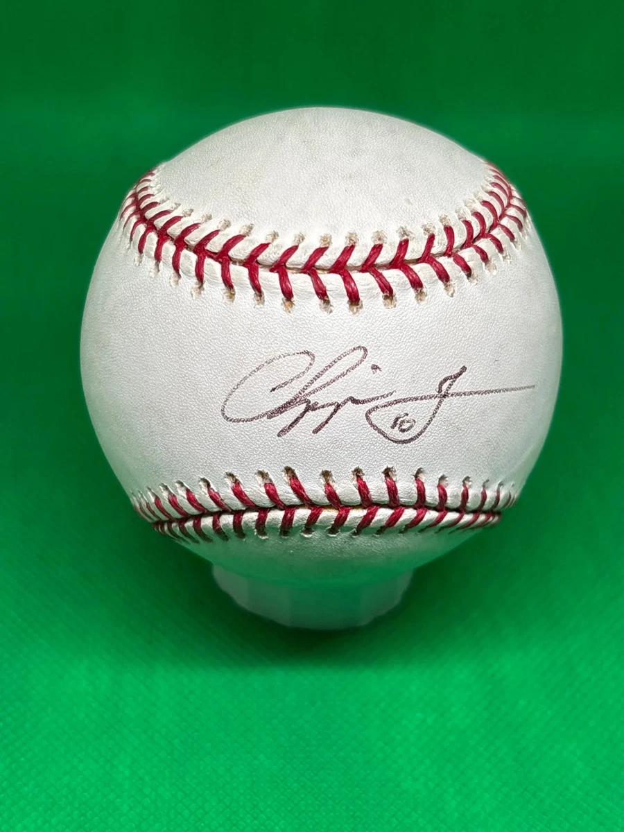 Chipper Jones Original Autographed Baseball MLB Balls for sale | eBay