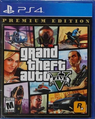 PS4 Grand Theft Auto V Premium Edition Brand New Factory Sealed