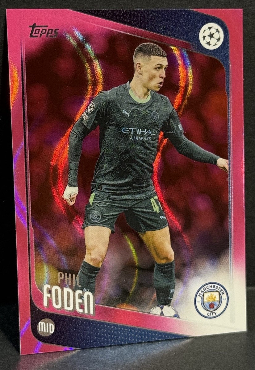 2025-26 Topps UEFA Club Competitions Manchester City Phil Foden