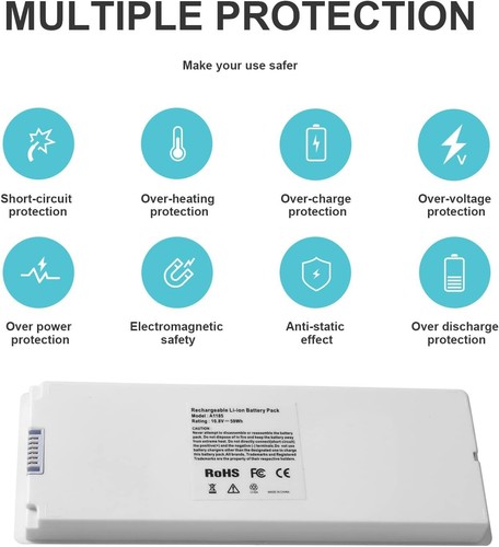 New A1181 Battery for Apple 13" MacBook A1185 Mid. Late 2006 Mid. Late 2007 - Picture 3 of 8