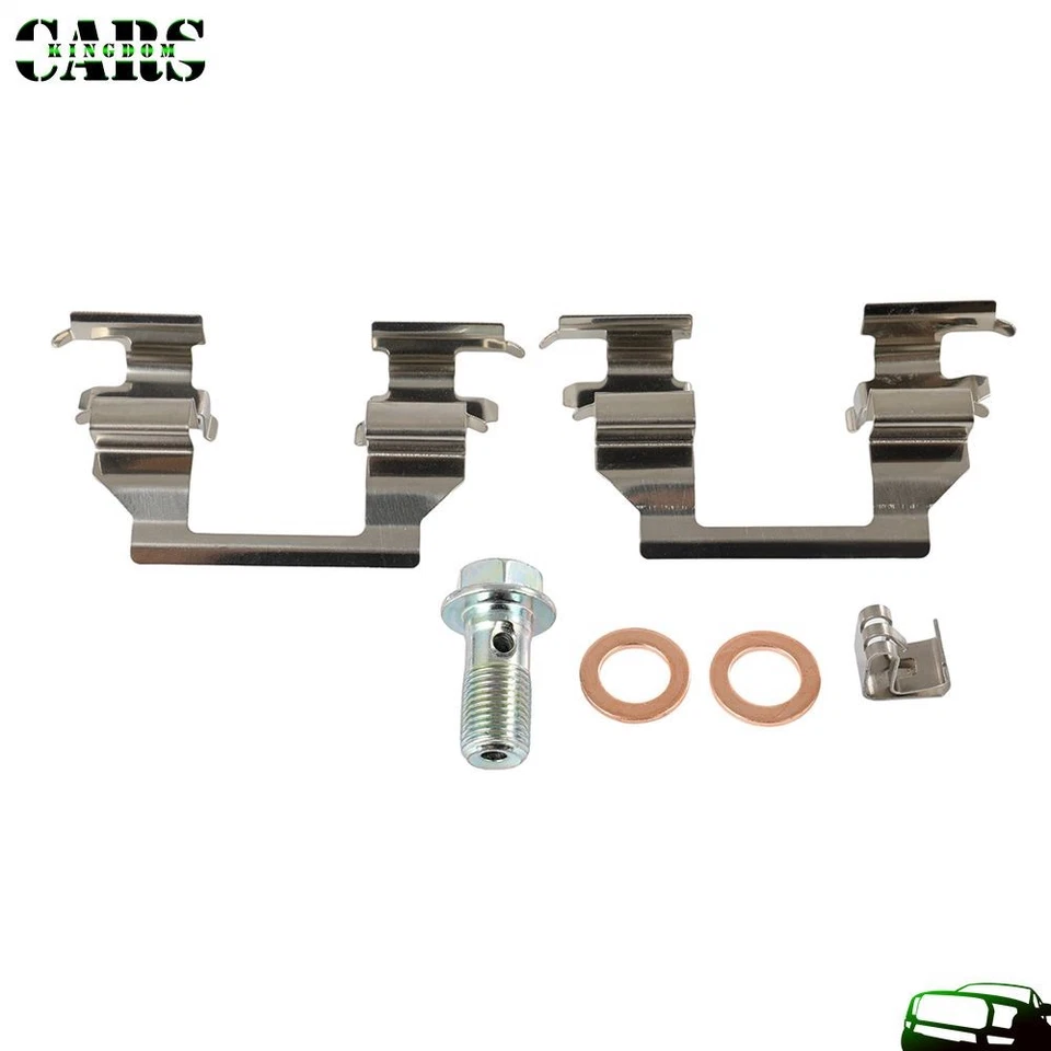 Fits 1998-2002 Chevrolet Prizm L4 1.8L Front Pair Brake Calipers w/ Bracket - Image 2 of 4