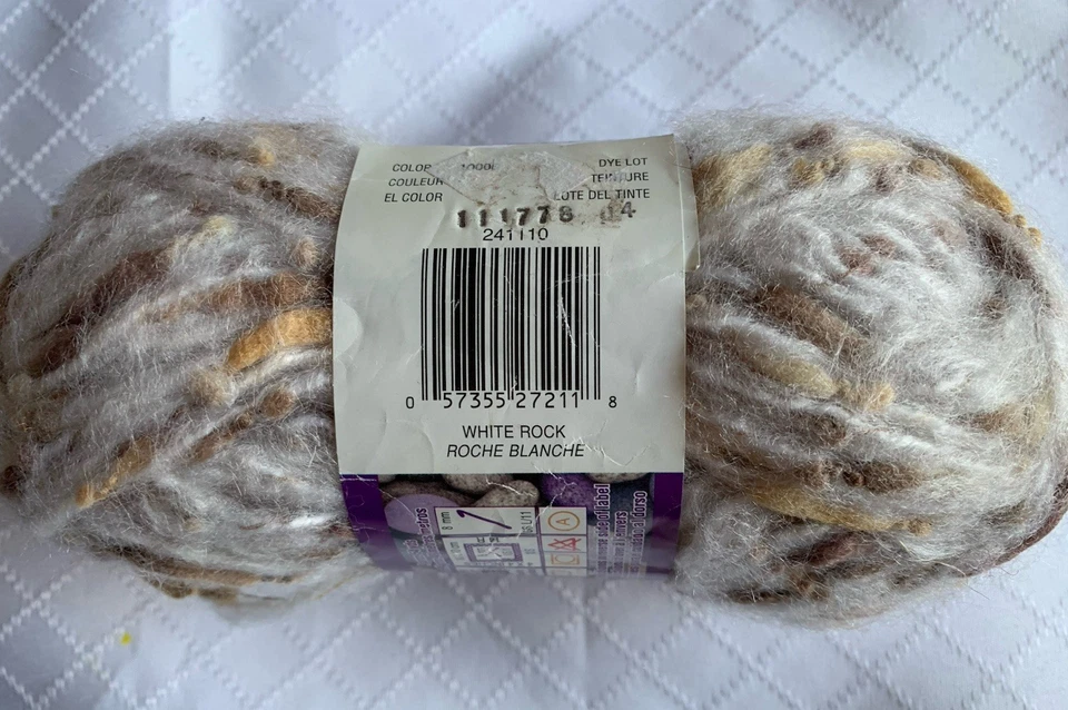 Patons Pebble Yarn - Lot Of 3 - Color White Rock - 1.75 oz/54 Yds Each - Image 3 of 4