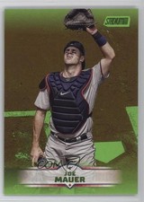 2025 Topps Stadium Club Lime Green Foil Joe Mauer #177 HOF 1s5a