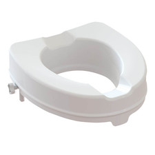 Intermed Réhausseur de WC anatomique avec fixations latérales H 6 cm Blanc
