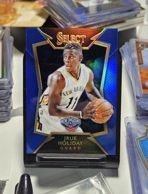 2014-15 Panini Select - Concourse Jrue Holiday #23 Blue Prizm #/249 Pelicans SP