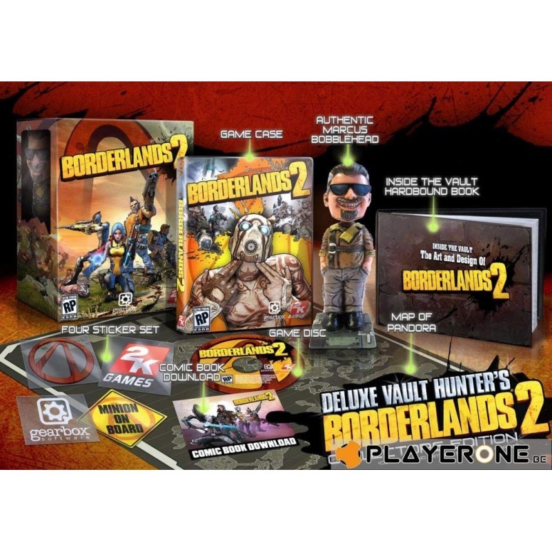 Borderlands 2 le chasseur de l'Arche édition collector neuf pièce de collection haut de gamme