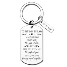 To My Son in Law Christmas Gifts from Mother in Law Wedding Birthday Fathers