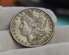 1878 7 TF US Morgan Silver Dollar $1 XF (Cleaned,Retoned)