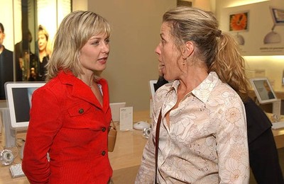 Amy Carlson and Frances McDormand at Entertainment Weekly's First - Old Photo
