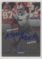 2018 Panini Luminance Blue Luminance 54/99 Khalil Mack #70 fm0