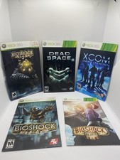 Xbox 360 Manual Lot Of 5, Dead Space 2, Bioshock, Xcom Enemy Unknown