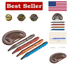 Precision Sanding Kit for Wood & Models - 24 Pieces with Color-Coded Grits