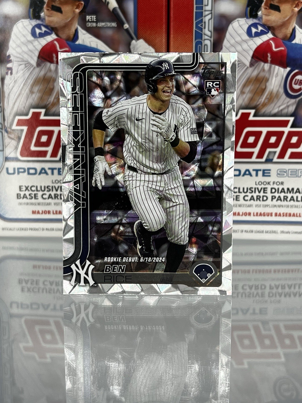2025 Topps Update Series Ben Rice (RC) Diamante US25 New York Yankees