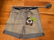 Indigo Rein Juniors 9 Distressed Cuffed Denim Shorts Women s