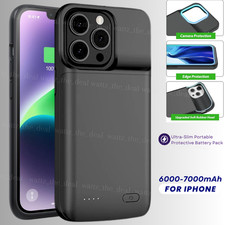 For iPhone Air 17 16 15 14 13 11 Battery Charger Case Power Bank Charging Cover