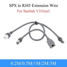 SPX to RJ45 Extension Cable for Starlink Gen3 V3 Plug and Play Indoor Outdoor