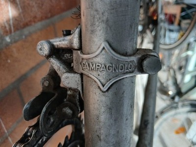 Fahrrad bianchi campagnolo fahrrad 3 ttt olympiade - Silber nachlackiert