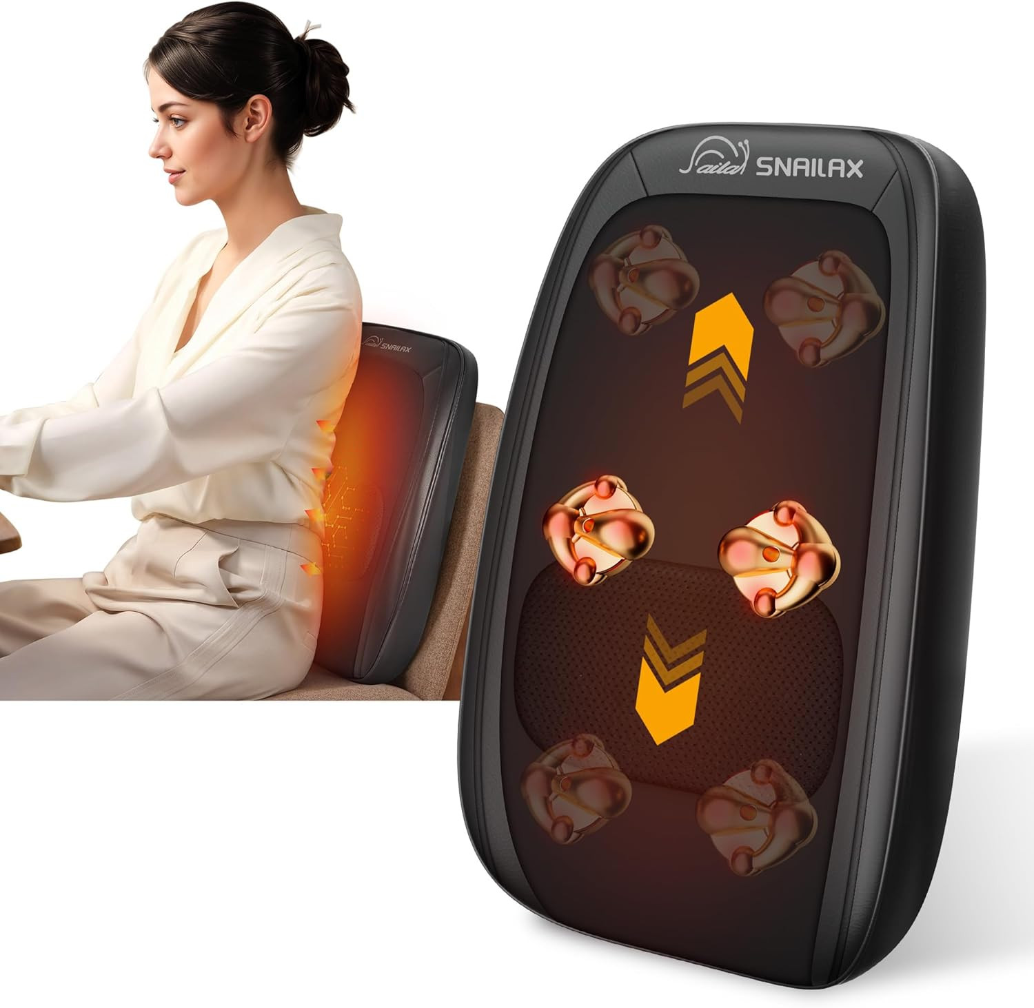 Massaggiatore Schiena Muscolare Shiatsu: Recupero Rapido e Calore