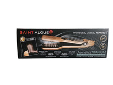 Saint Algue Dampfhaarglätter Titanium Goldschwarz Glätteisen Ionic NEU OVP