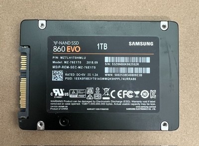 SAMSUNG 860 EVO 1TB 2.5'' MZ-76E1T0 SSD