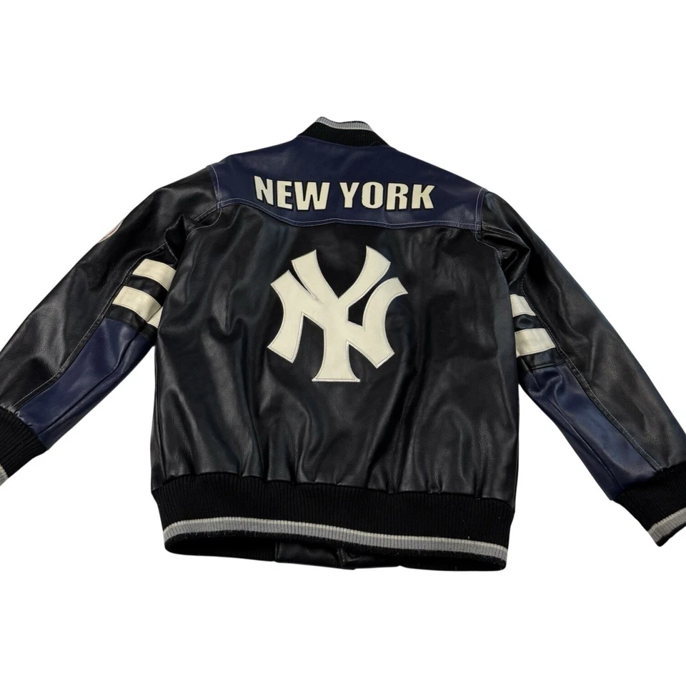 New York Yankees MLB Varsity Bomber Jacket Size Small (8-10) Baseball Licensed - Image 2 of 4