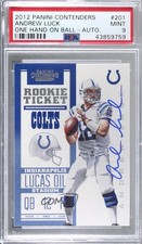 2012 Panini Contenders Rookie Ticket RPS /550 Andrew Luck PSA 9 MINT Auto 1j6