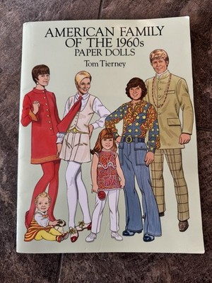 American Family of the 1960s Paper Dolls - Paperback, by Tierney Tom