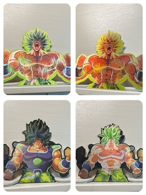 Dragon ball  Broly Lenticular 3D Motion Moving Car Sticker Decal