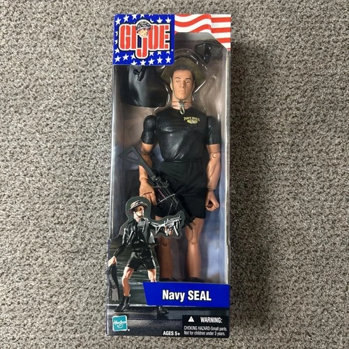 G.I. Joe  NAVY SEAL 12" Figure Hasbro 2002 BRAND NEW FACTORY SEALED