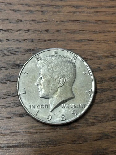 1989-D Kennedy Half Dollar — photo from another recent sale