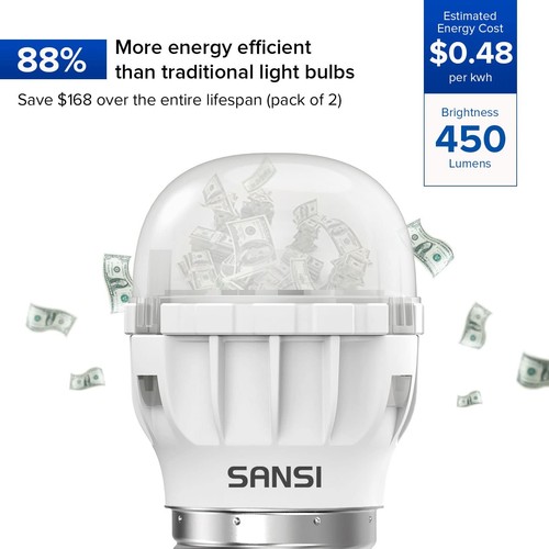 LED Refrigerator Light Bulb 45W Equivalent, 5000K Daylight White 450 Lumen 4W... - 第 5/7 張圖片