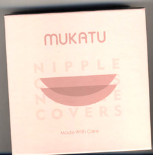 NEW MUKATU Medical Grade Silicone Beige Nipple 2 Covers Waterproof Reusable 582