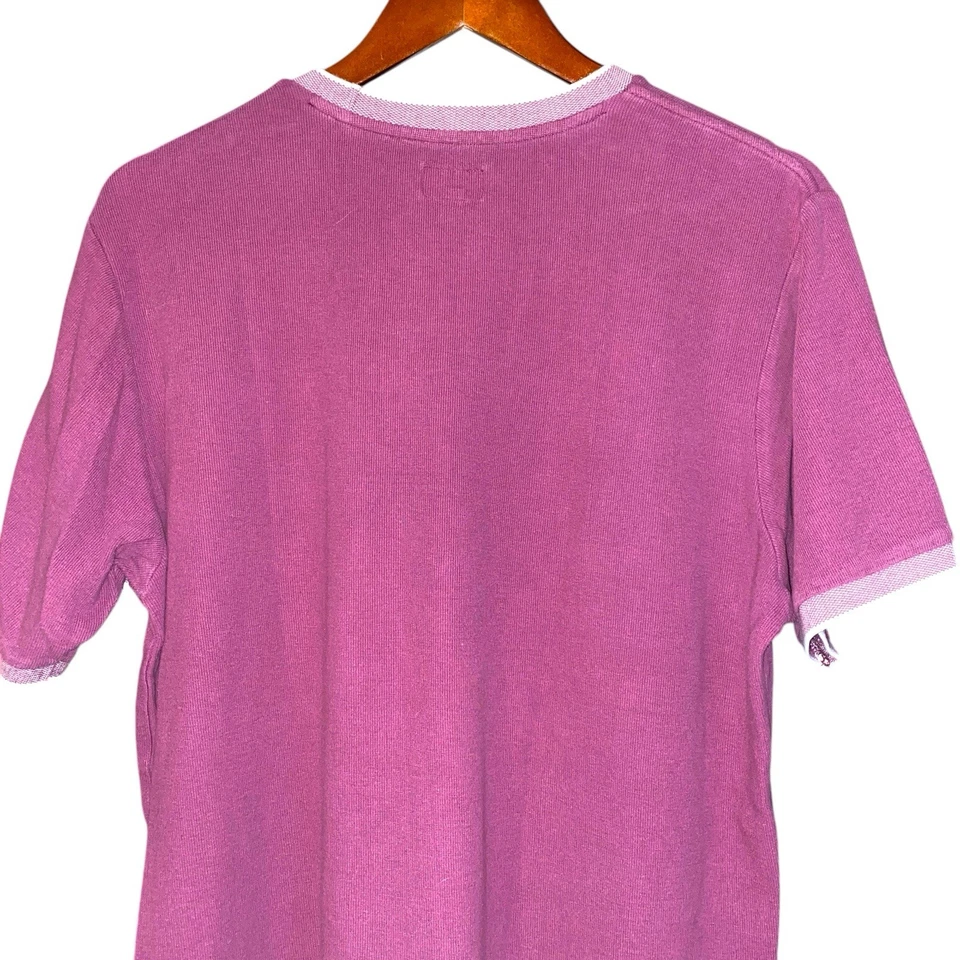 Camiseta SUPREME Bolsillo Sobreteñido Púrpura Envejecido Talla Grande Foto 3 de 4