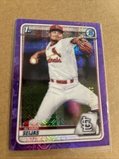 2020 Bowman - Chrome Prospects Alvaro Seijas #BCP-60 Purple Mojo Refractor /250