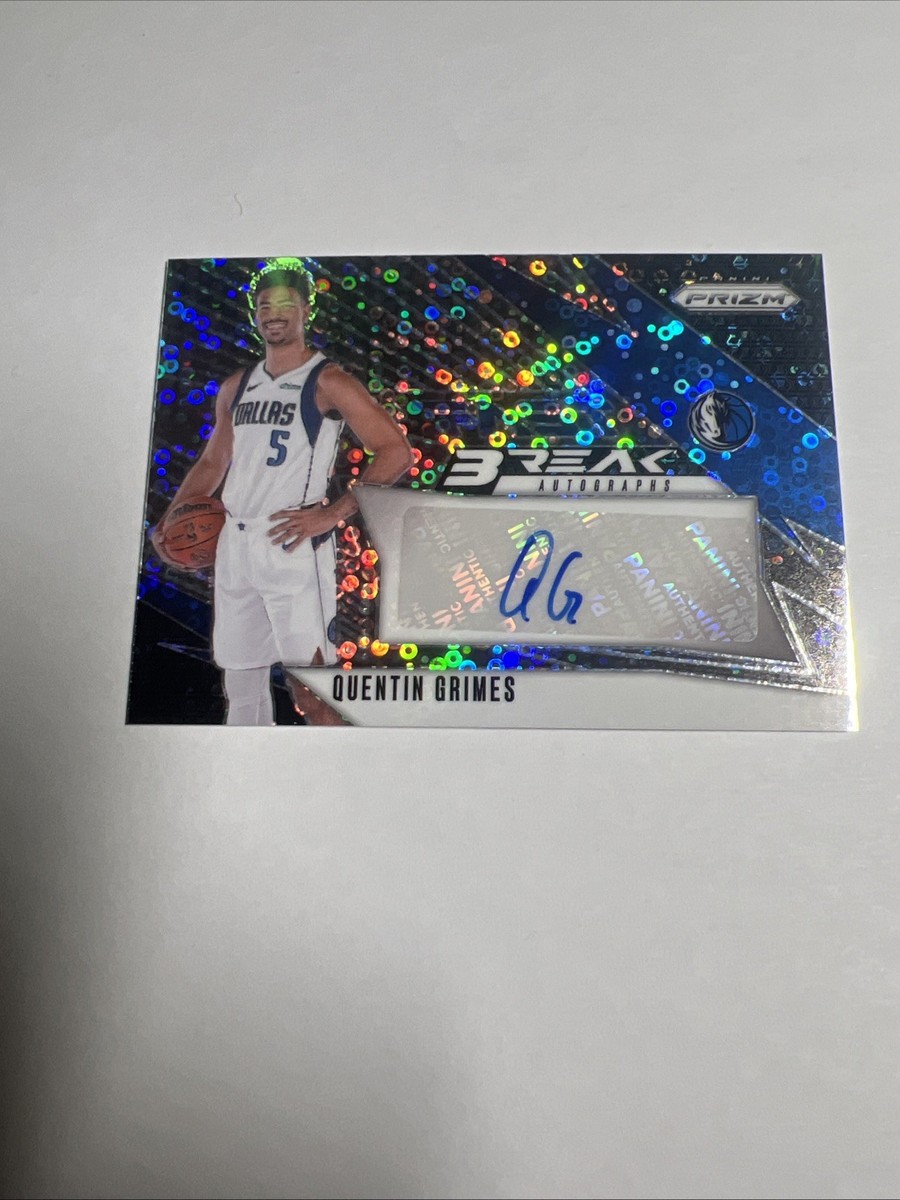2024-25 Panini Prizm - Fast Break Autographs Quentin Grimes