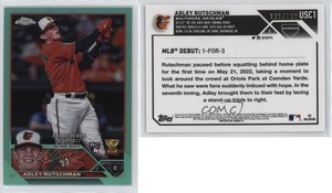 2023 Topps Chrome Update Debut Aqua Refractor /199 Adley Rutschman Rookie RC
