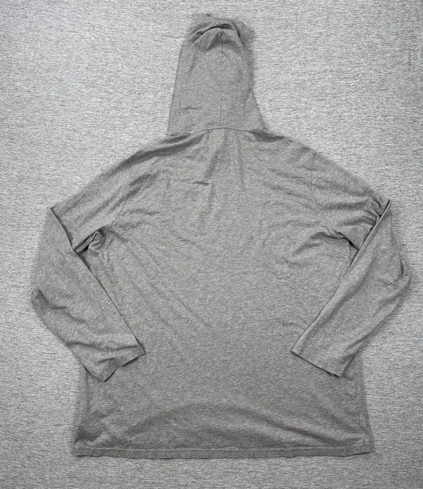 Polo Ralph Lauren толстовка с капюшоном рубашка мужская XXL серый хлопок легкий с капюшоном новый - Изображение 2 из 4