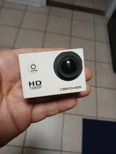 DBPOWER  Action Camera 12MP 1080P HD 2gb SD Card Needs Charger Works