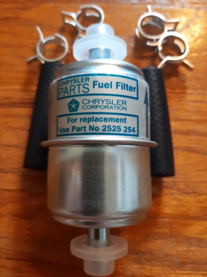 Filtro de combustible estilo fábrica Mopar 1966-74 WIX. NUEVO 198 225 318 340 383 400 440 426 Foto 3 de 4