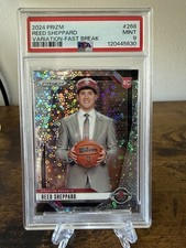 Reed Sheppard 2024-25 Panini Prizm Rookie Variation #268 Fast Break Prizm PSA 9!