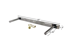 24" Heavy Duty Floating Shelf Bracket- Invisible Shelf Support - Made in the USA