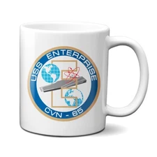 USS Enterprise CVN-65 Crest 11oz Mug